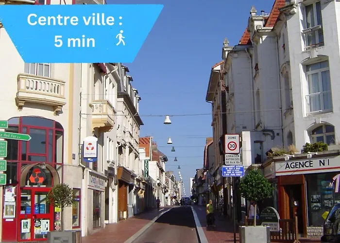 Studio Cosy Coeur Du Touquet Proche Plage - Wifi